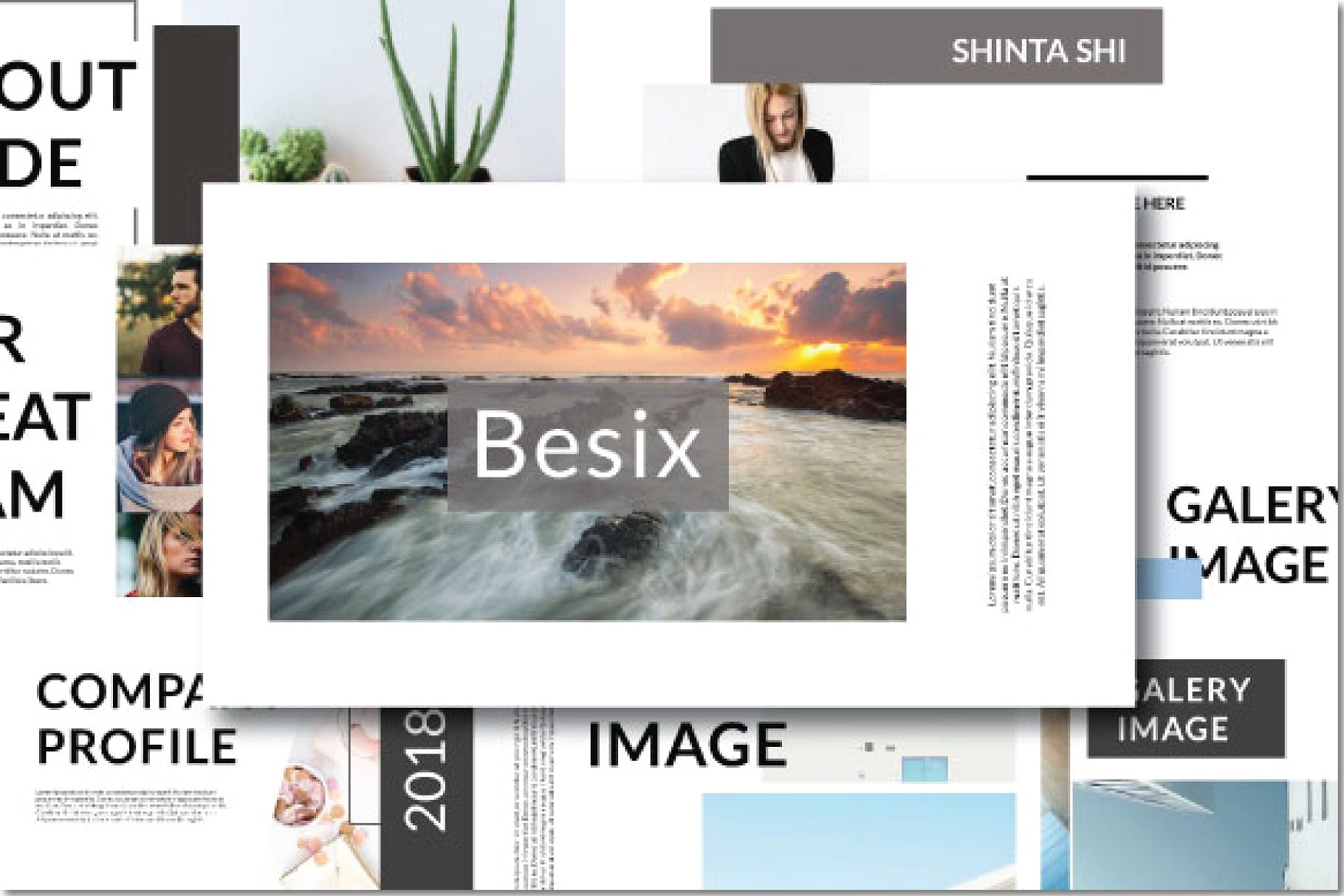 极简主义7合1Powerpoint和keynote模板合辑下载 Bundle 7 in 1 Powerpoint & Keynote [pptx,key]插图(4)