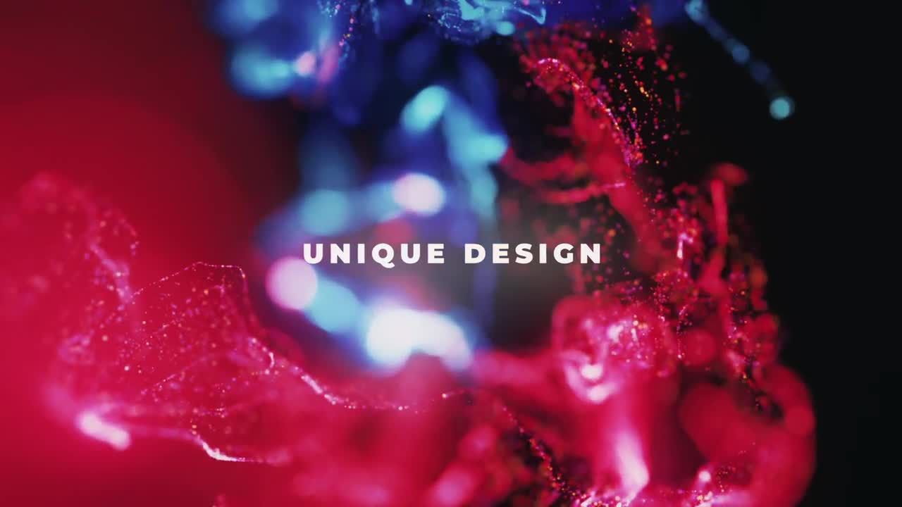 Fliud标题动画效果素材库精选AE模板