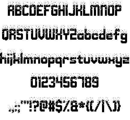 Nightmare Codehack font插图1