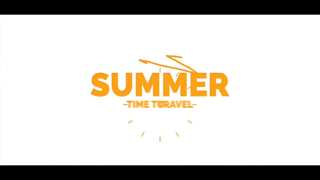 夏季幻灯片时尚动画素材库精选AE模板