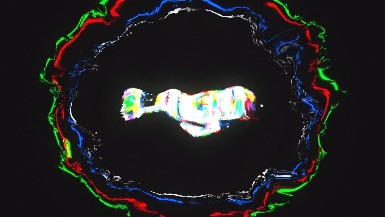 震撼的Glitch徽标显示素材库精选AE模板