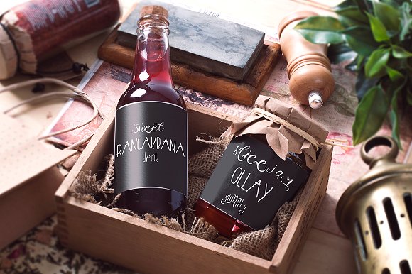 Sweet Maccarony Font Trio插图2