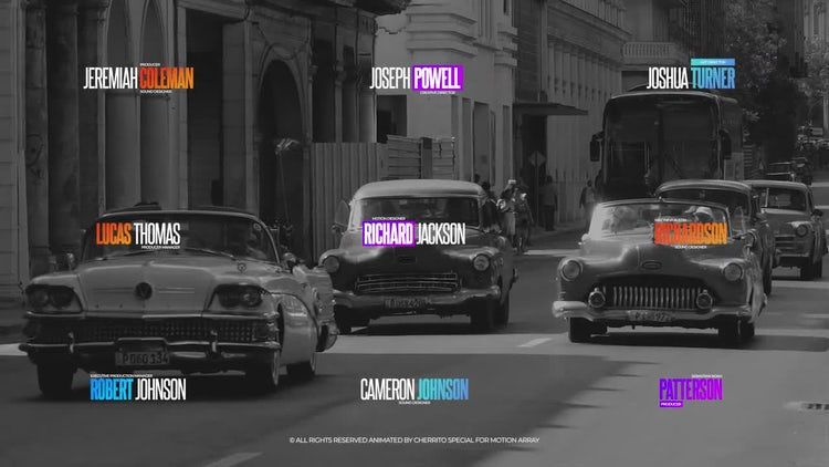 精美渐变标题素材库精选AE模板