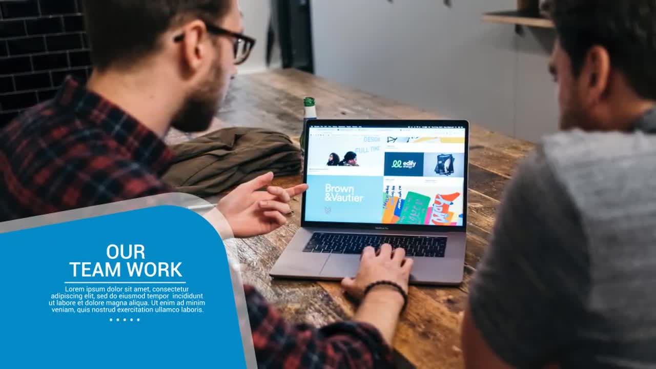 现代企业简洁时尚展示素材库精选AE模板