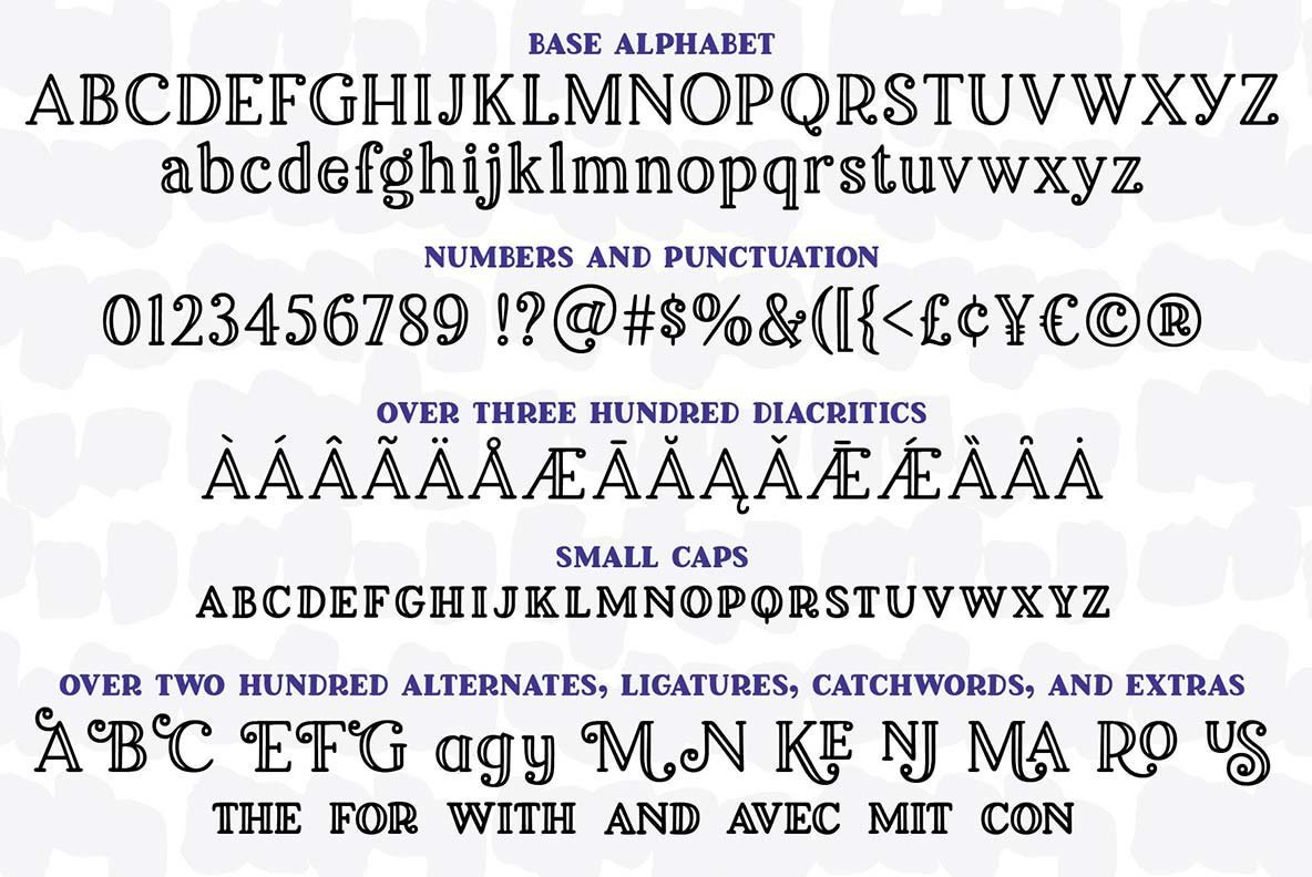 Breakfast Pastry Font Family插图1