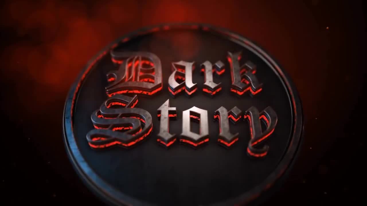 3D黑暗徽标显示素材库精选AE模板