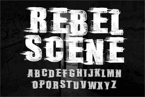 Rebel Scene_Demo font素材之家精选英文字体