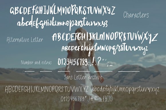 Flowers In December Font Duo插图1