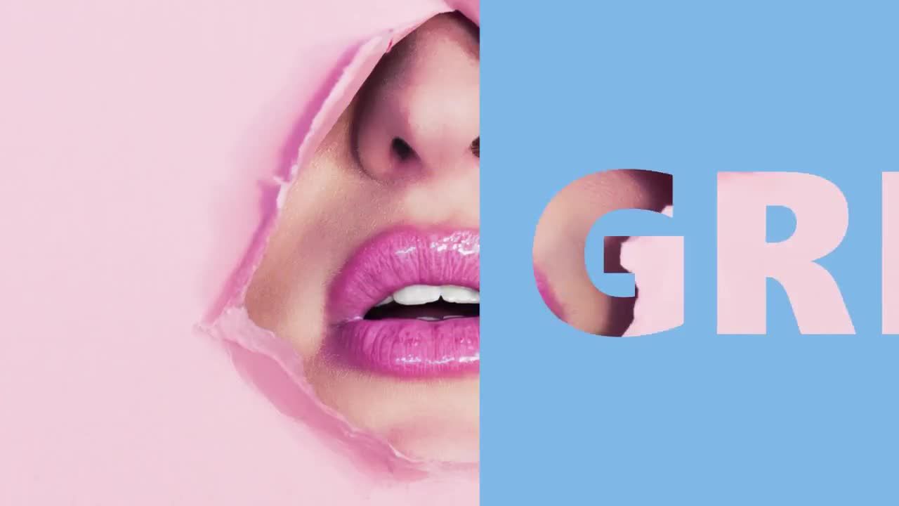 彩色现代时尚幻灯片素材库精选AE模板