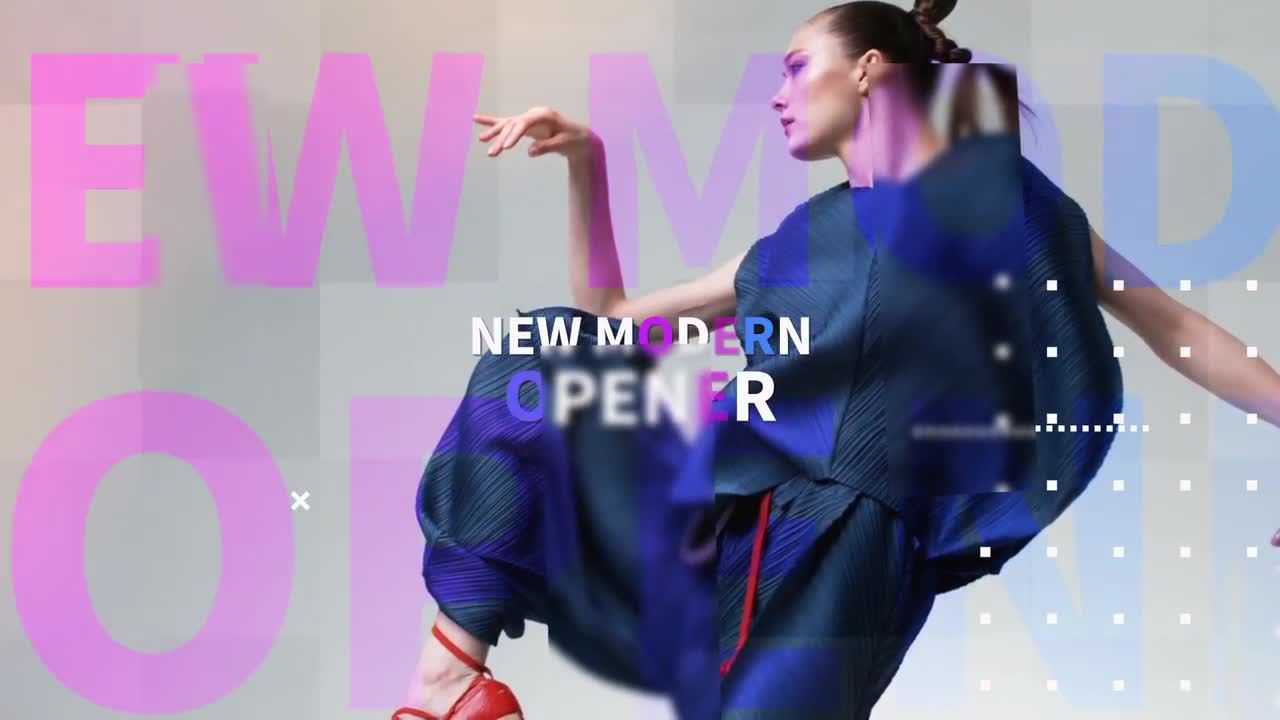 时尚开瓶器明亮动态展示新产品素材库精选AE模板