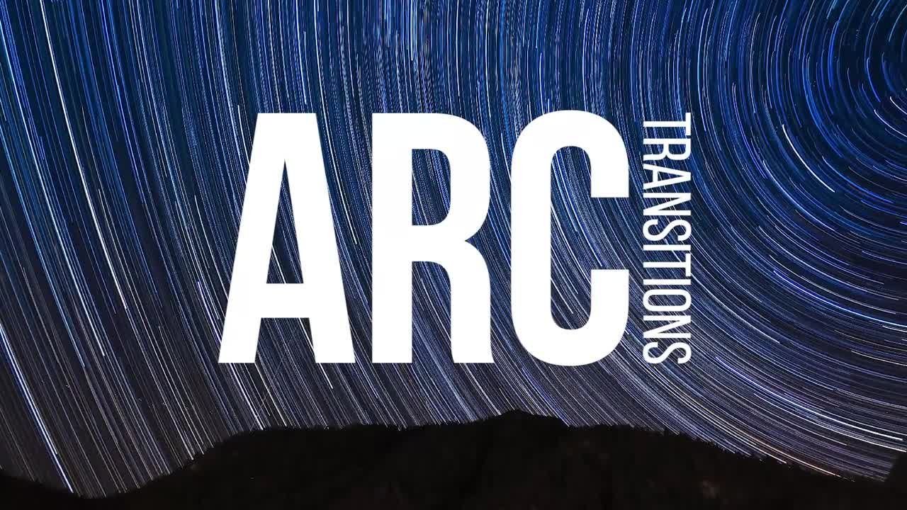 弧形转换过渡效果广告照片展示Pr模板