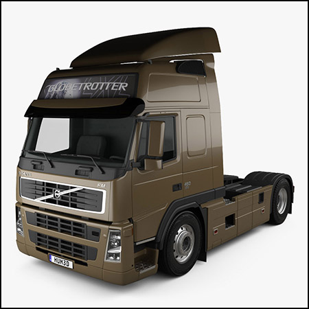 Volvo FM Tractor 2010沃尔沃卡车头素材之家精选3D模型
