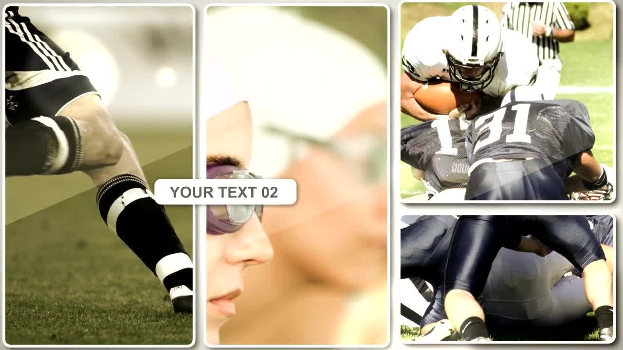 ae酷炫的过渡效果幻灯片模板