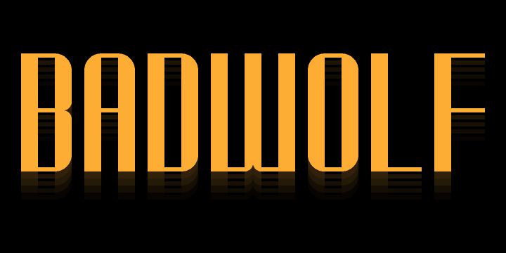 Badwolf font插图1 Badwolf font插图1