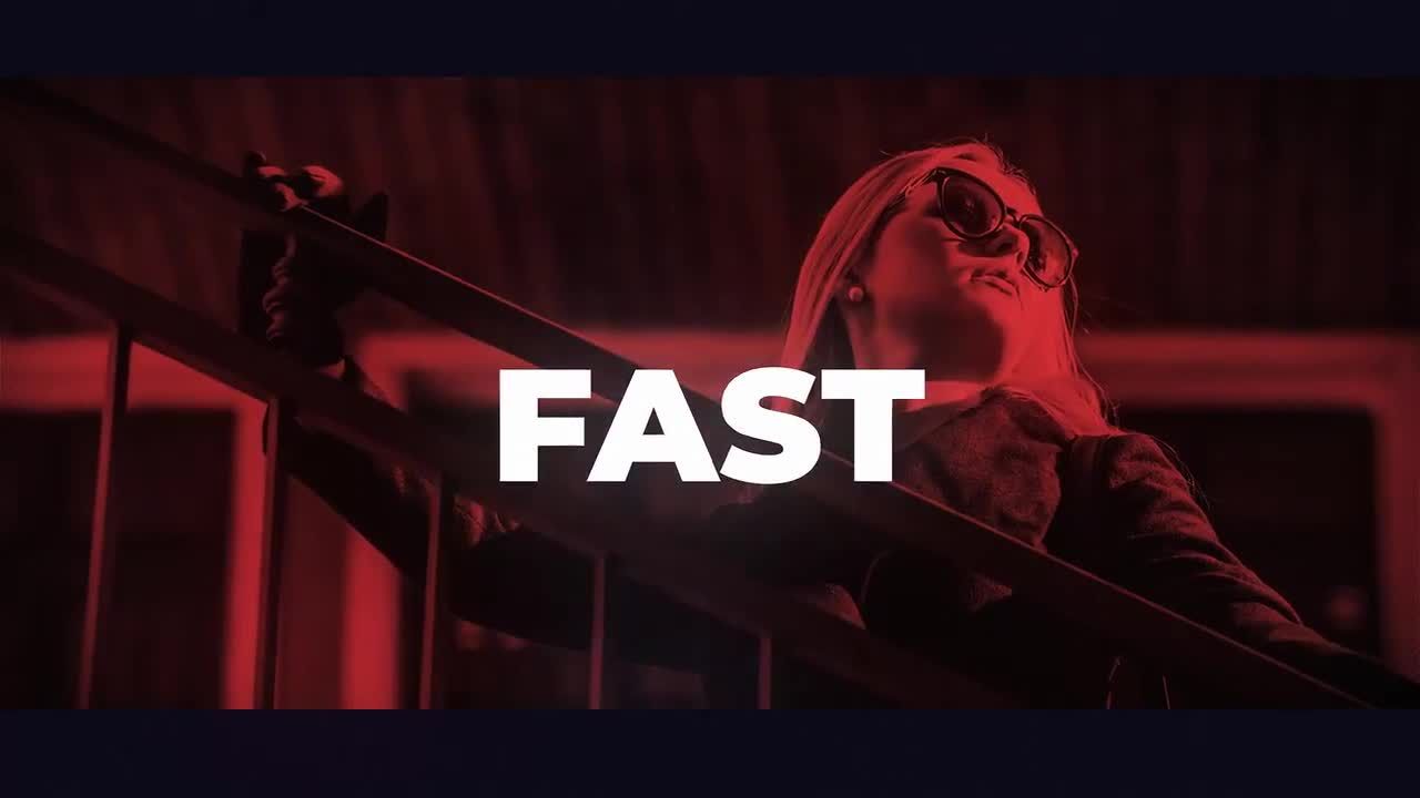 强大而前卫设计的促销活动视频介绍素材库精选AE模板