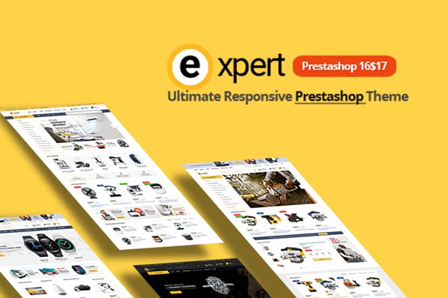 响应式综合型电商网站Prestashop主题 Expert Responsive Prestashop 1.7&1.6 Theme插图(1)