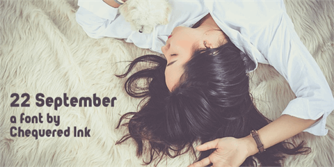 22 September font素材之家精选英文字体