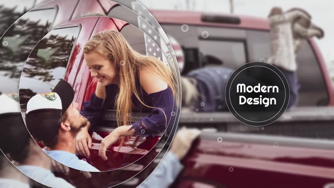 难忘的节日照片动画展示素材库精选pr模板