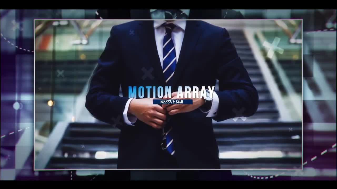 简单商务公司企业会议视频演示素材库精选AE模板