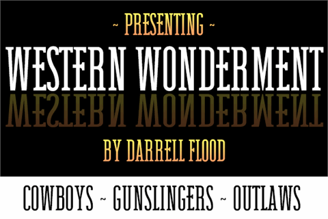Western Wonderment font素材之家精选英文字体