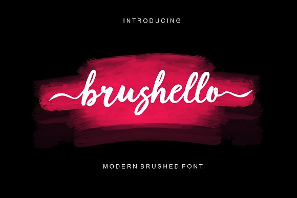 Brushello Font插图