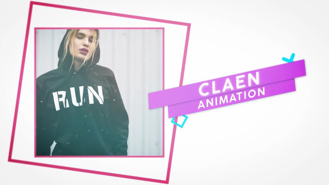 干净精美创意的照片幻灯片素材库精选AE模板