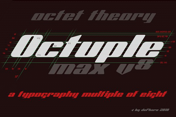 Octuple max -2 fonts插图1