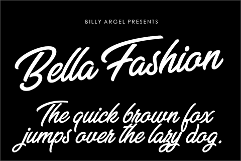 Bella Fashion Personal Use font素材之家精选英文字体