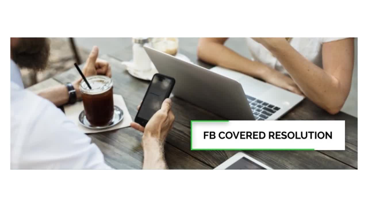 优雅的Facebook视频封面宣传促销素材库精选AE模板