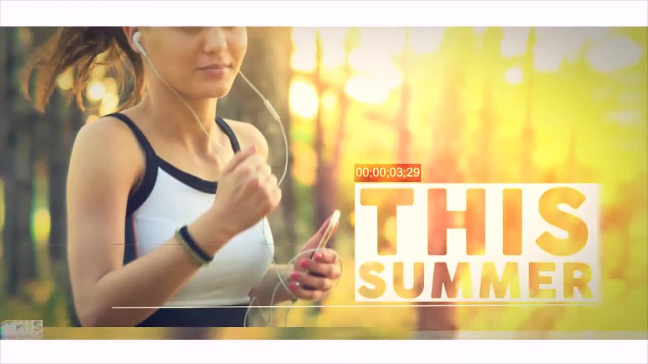 干净清爽的动态促销幻灯片素材库精选AE模板