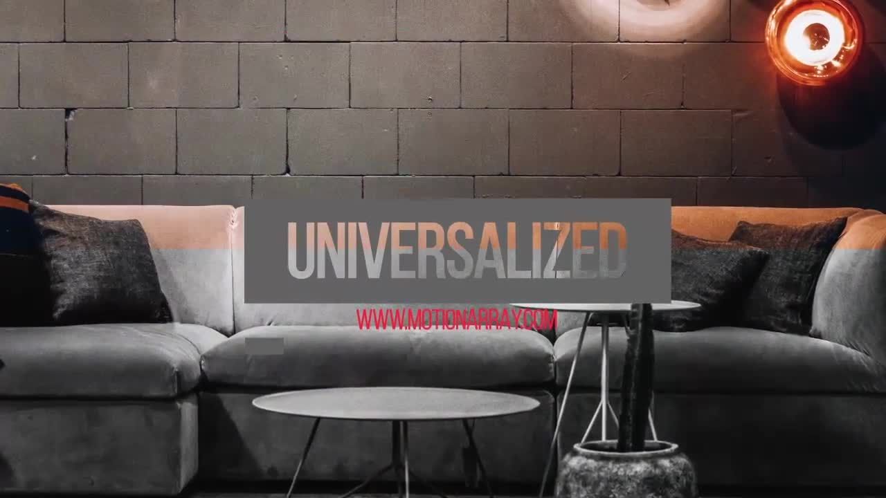 现代多彩活力的平滑幻灯片素材库精选AE模板