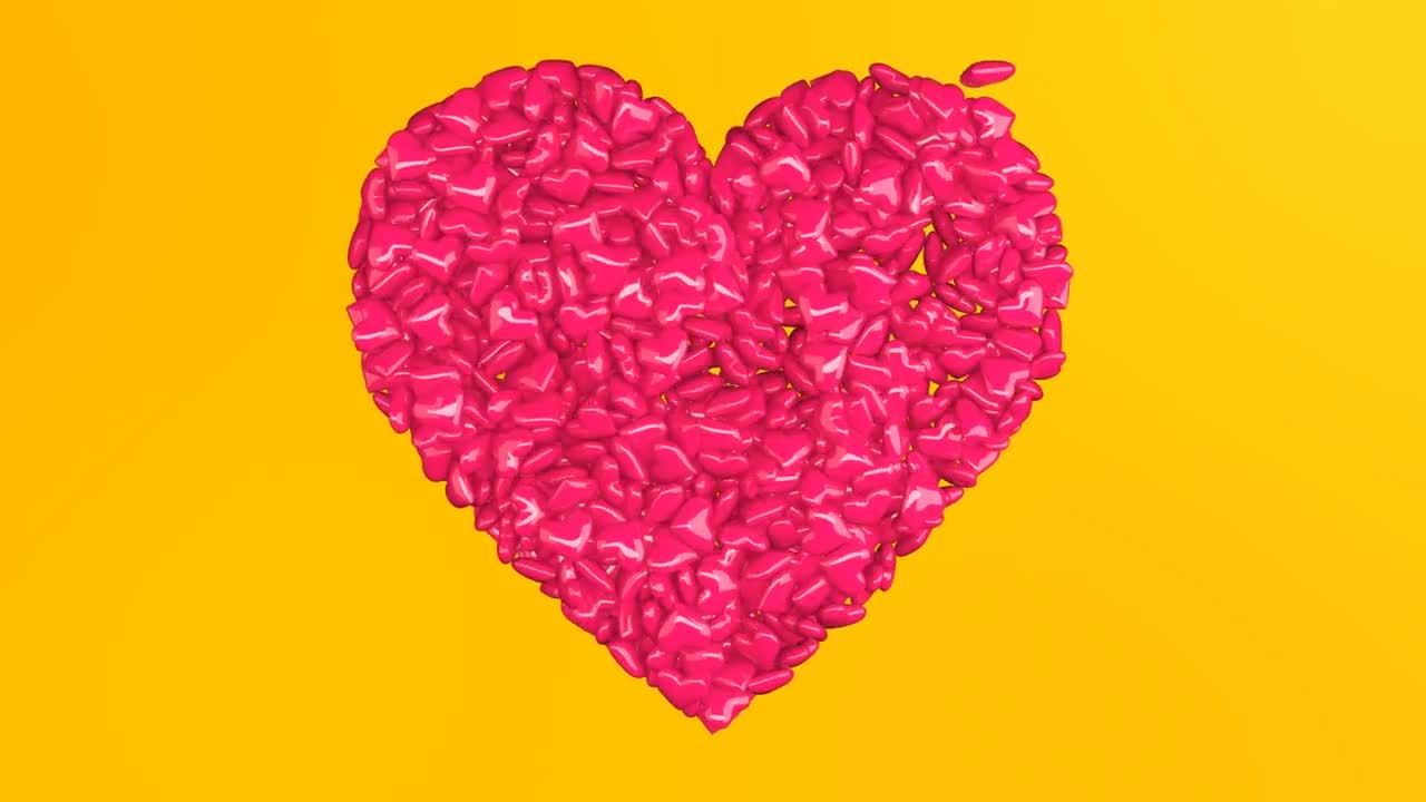 精美浪漫创意的爱情徽标展示素材库精选AE模板