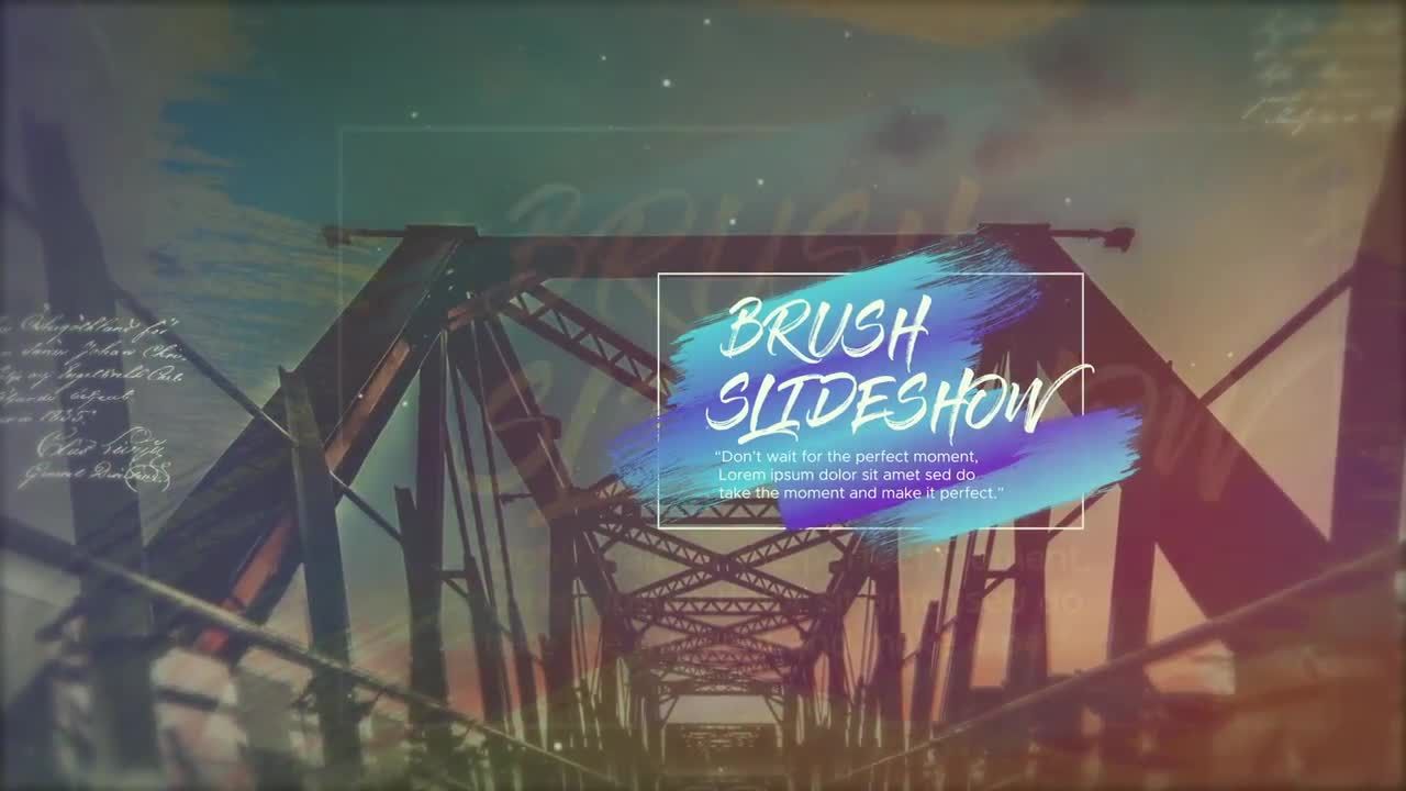 画笔电影开场素材库精选AE模板