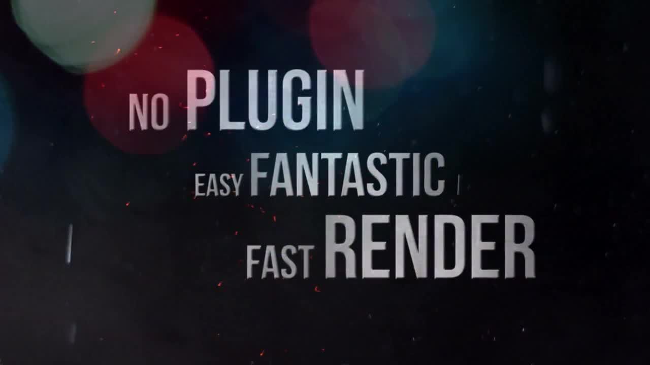 引人注目的动作预告片素材库精选AE模板