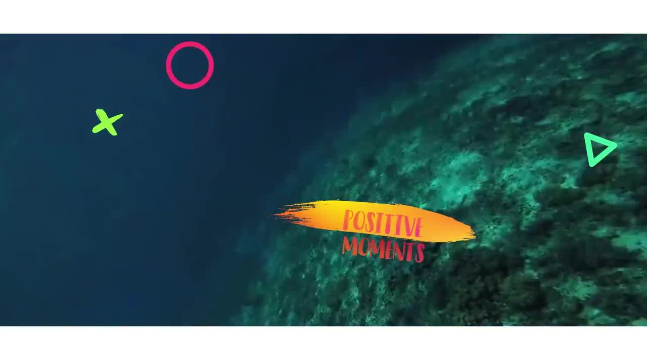 色彩缤纷的夏季时尚清新视频幻灯片素材库精选PR模板