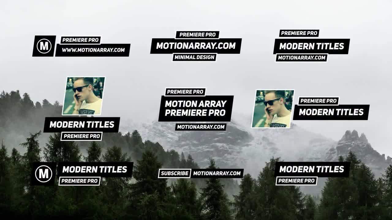 流畅精美时尚的标题动画素材库推荐PR模板