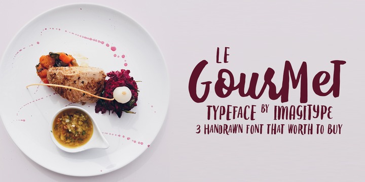 Le Gourmet Font Family素材之家精选英文字体