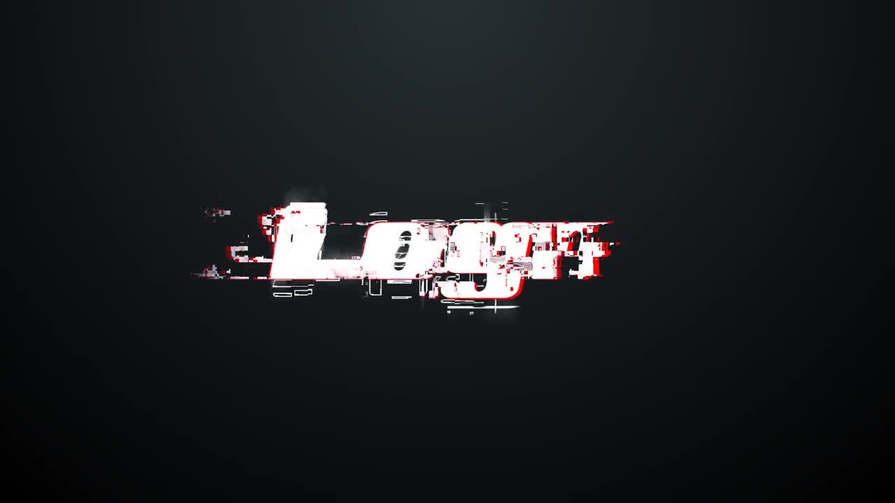 黑暗动态动画品牌logo展示素材库精选AE模板