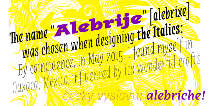 Alebrijes Font Family插图3