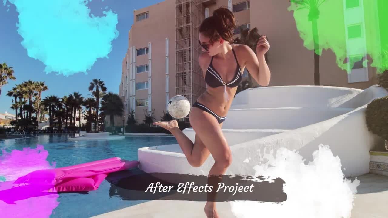 富有艺术感的照片幻灯片素材库精选AE模板