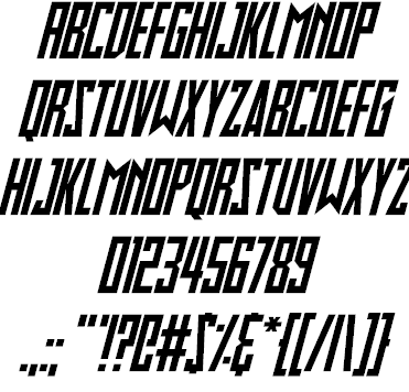 Slimbots font插图2