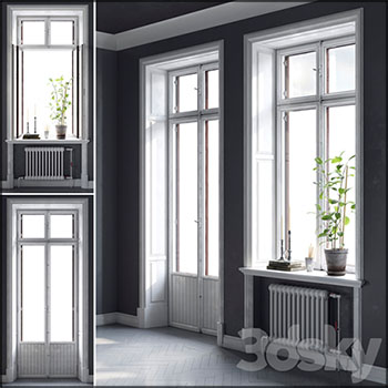 Scandinavian窗户素材之家精选3D模型