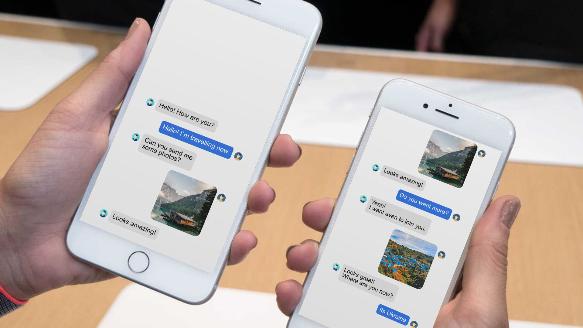 外观精美的文本消息对话显示器展示素材库精选AE模板