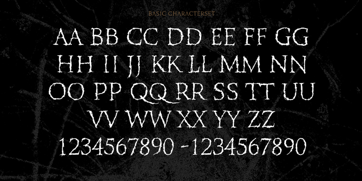 XXII Totenkult Font插图2