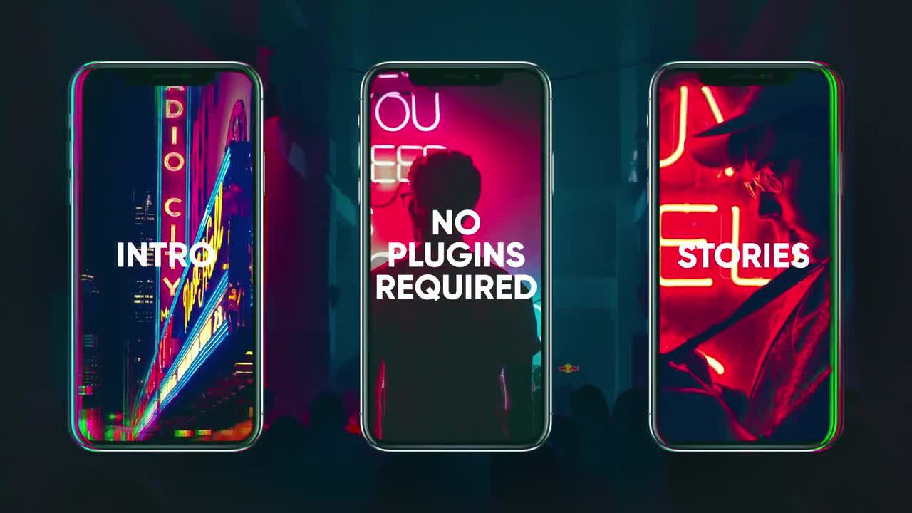 20个独特设计和动态动画的Instagram故事素材库精选AE模板