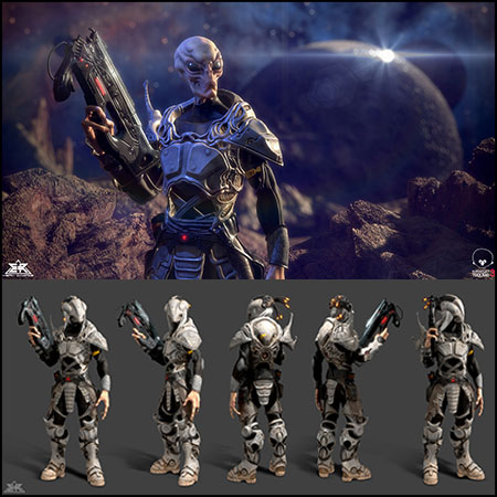 暗物质游戏外星人素材之家精选3D模型