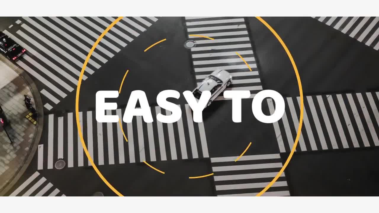 快速过渡的城市文本标题展示素材库精选AE模板