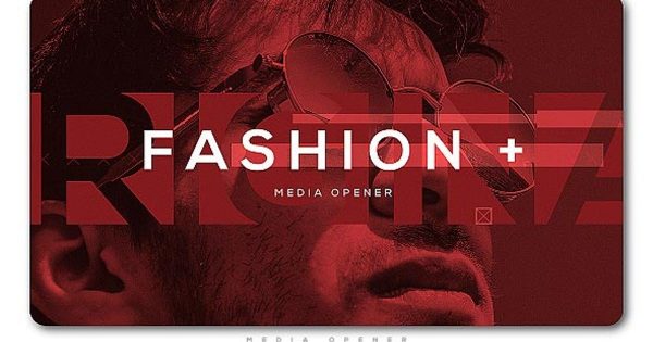 时尚性感风格媒体开场视频素材库精选AE模板 Fashion Plus Media Opener