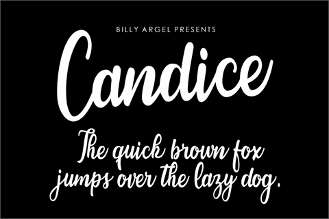 Candice font素材之家精选英文字体