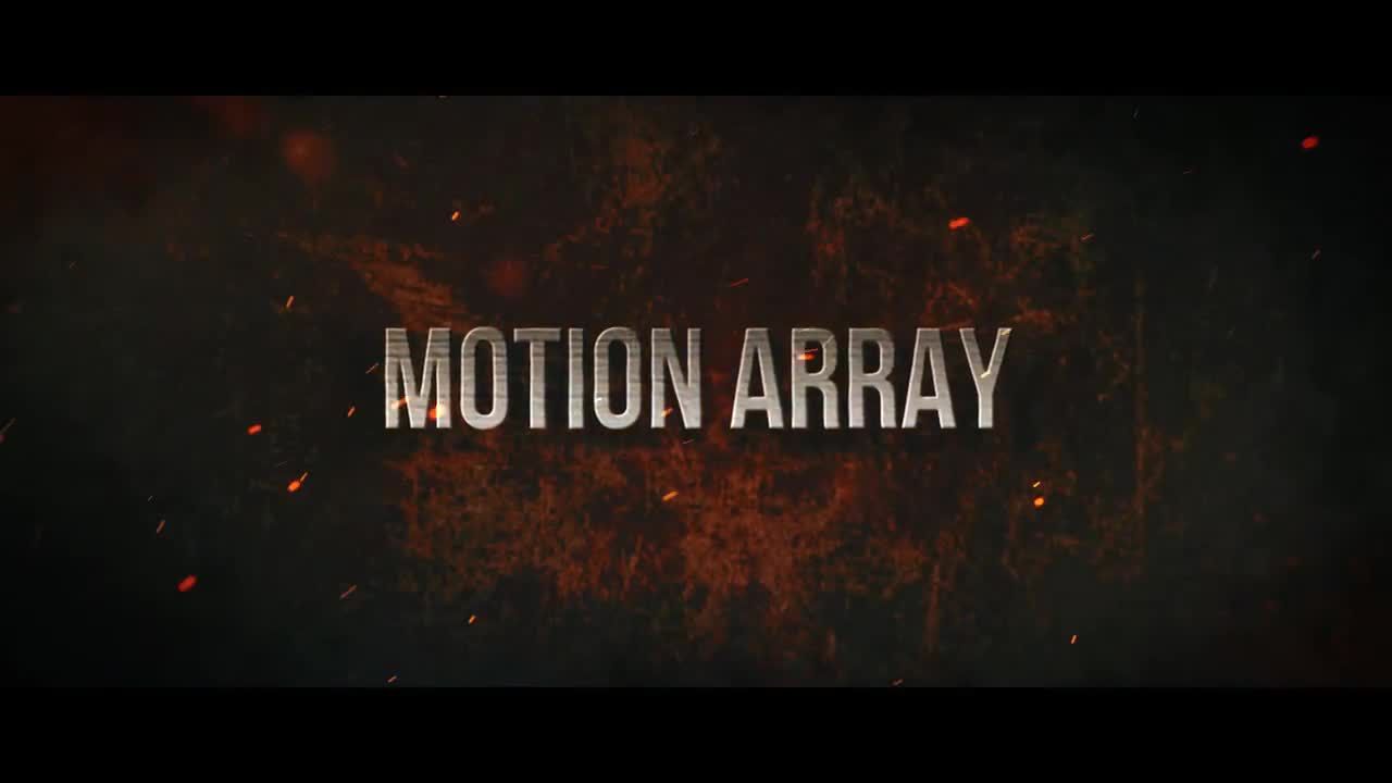 零星火焰背景史诗大片开场素材库推荐PR模板